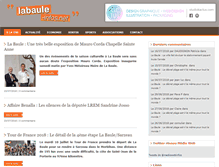 Tablet Screenshot of labaule-infos.net